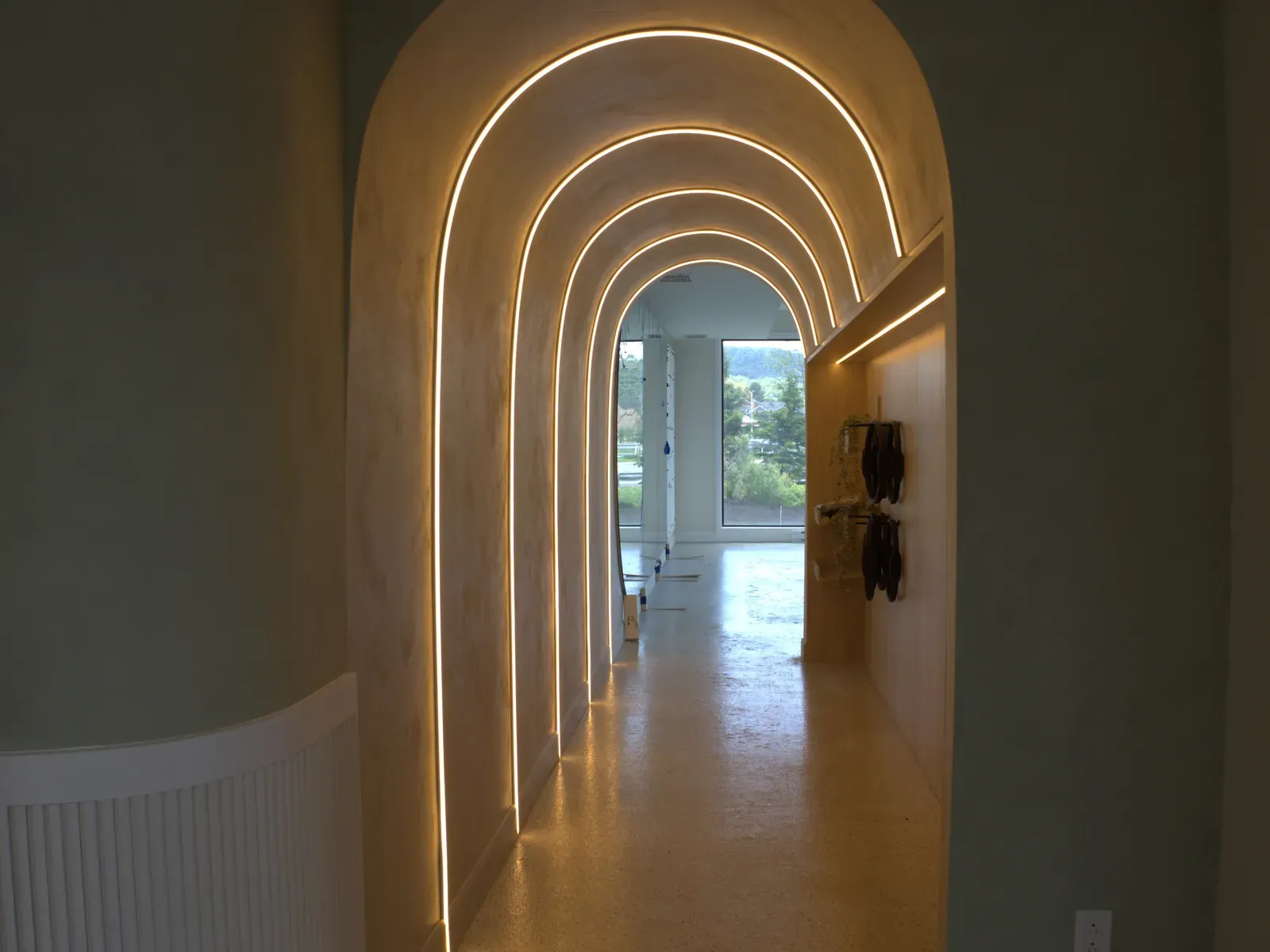 Vision Bleu permanent LED lighting in a fitness studio — view 10