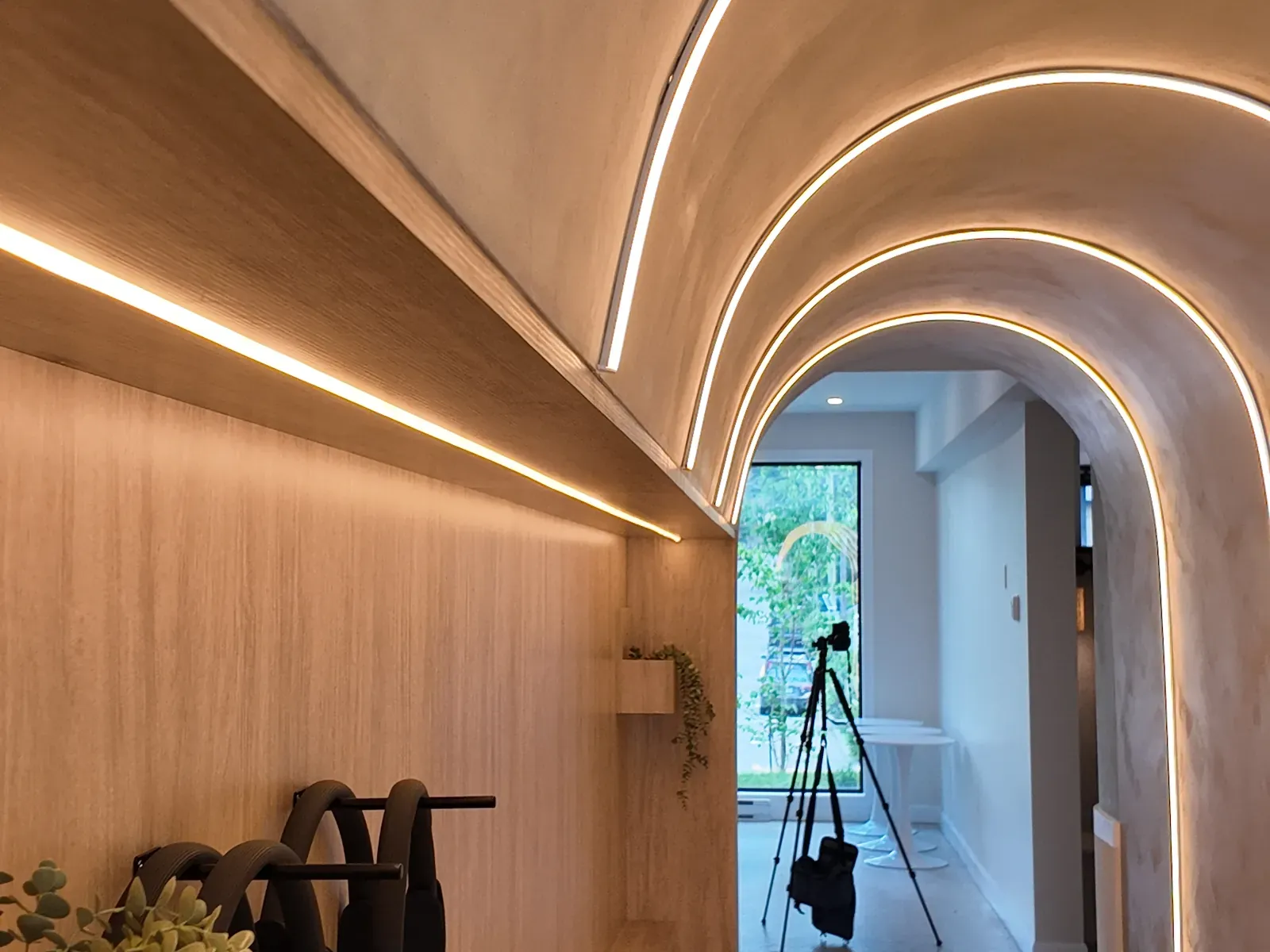 Vision Bleu permanent LED lighting in a fitness studio — view 11