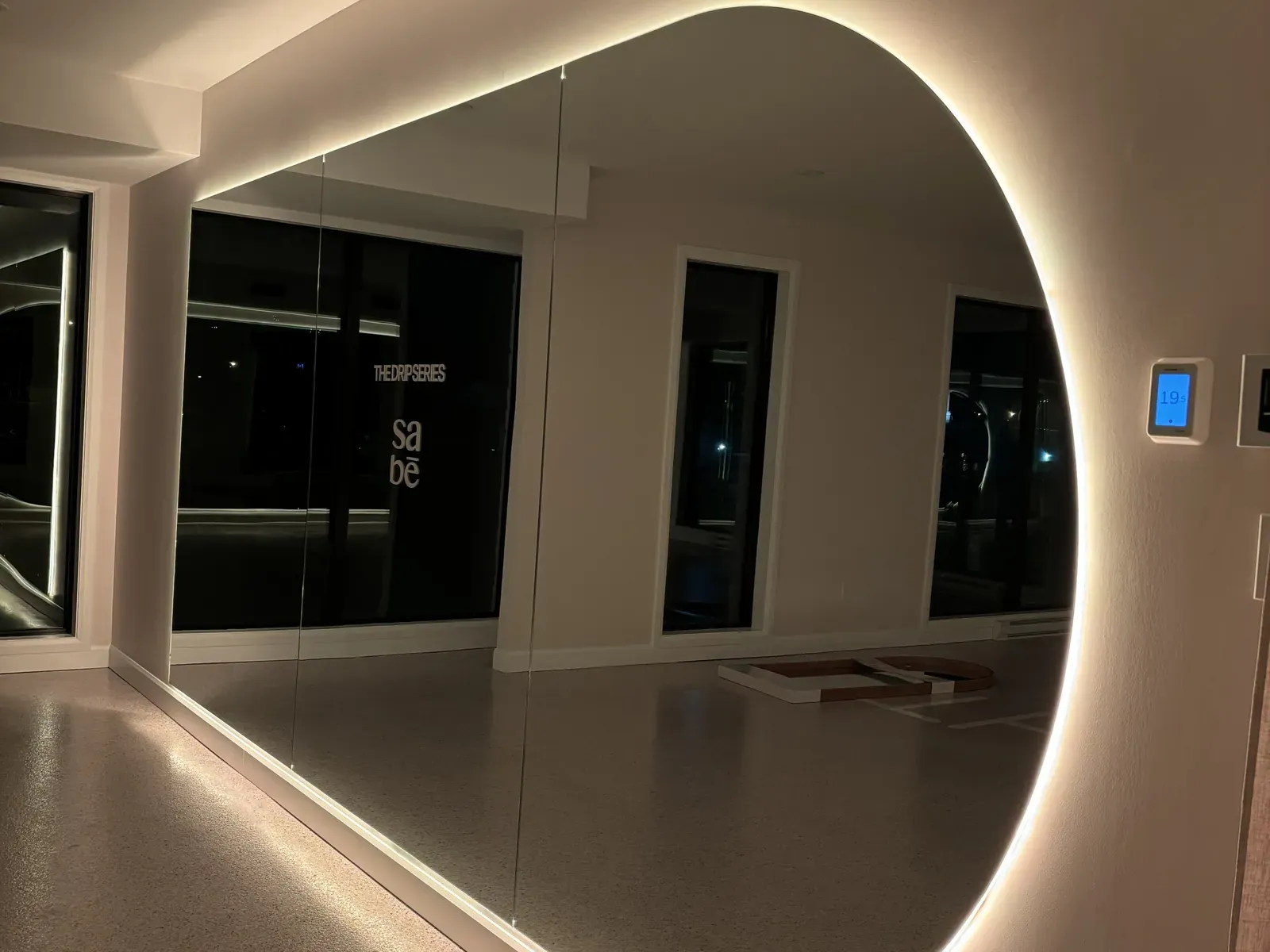 Vision Bleu permanent LED lighting in a fitness studio — view 18