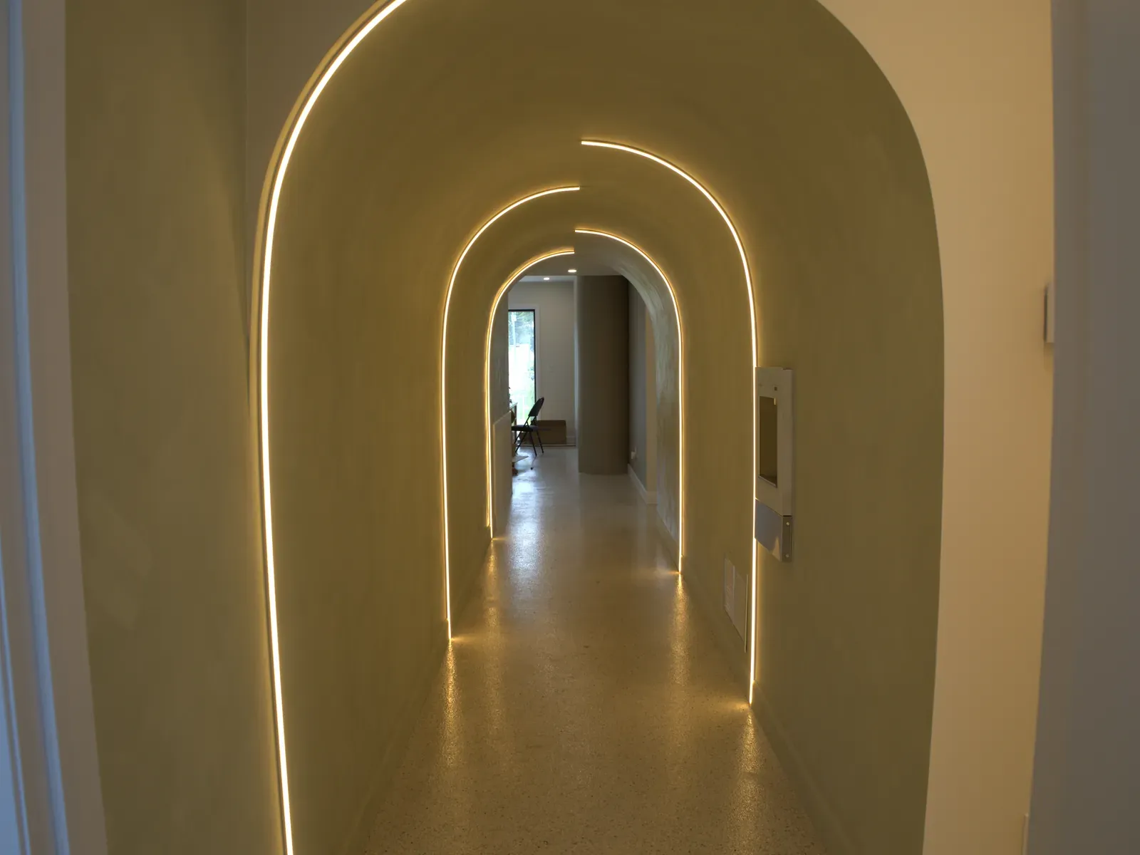 Vision Bleu permanent LED lighting in a fitness studio — view 9